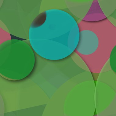 Daire saydam arka plan - eğilim seamless modeli.