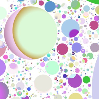 Daire saydam arka plan - eğilim seamless modeli.