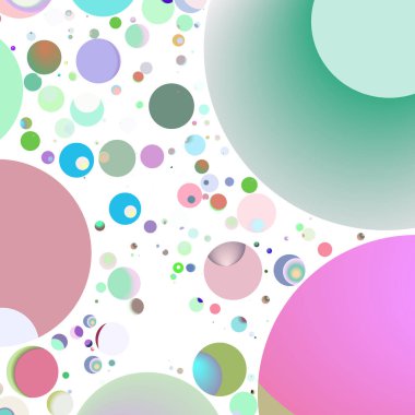 Daire saydam arka plan - eğilim seamless modeli.