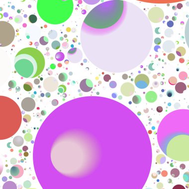 Daire saydam arka plan - eğilim seamless modeli.