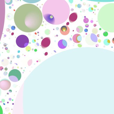 Daire saydam arka plan - eğilim seamless modeli.