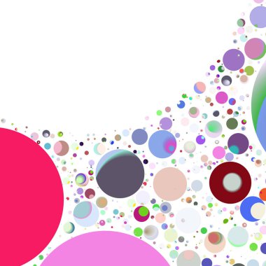 Daire saydam arka plan - eğilim seamless modeli.