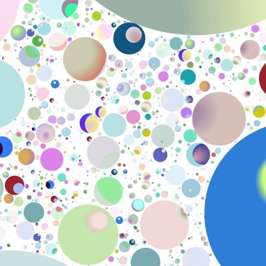 Daire saydam arka plan - eğilim seamless modeli.