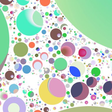 Daire saydam arka plan - eğilim seamless modeli.