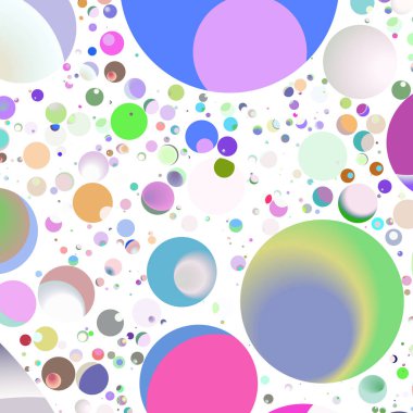 Daire saydam arka plan - eğilim seamless modeli.