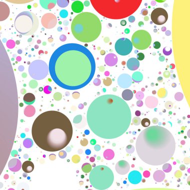 Daire saydam arka plan - eğilim seamless modeli.