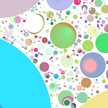 Daire saydam arka plan - eğilim seamless modeli.