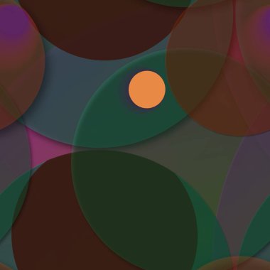 Daire saydam arka plan - eğilim seamless modeli.