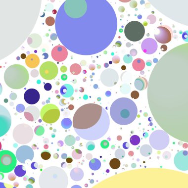 Daire saydam arka plan - eğilim seamless modeli.