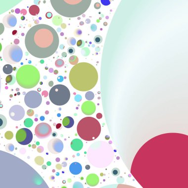 Daire saydam arka plan - eğilim seamless modeli.