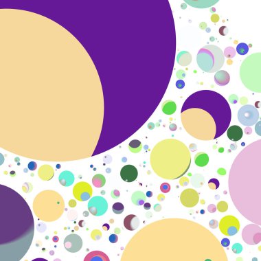 Daire saydam arka plan - eğilim seamless modeli.