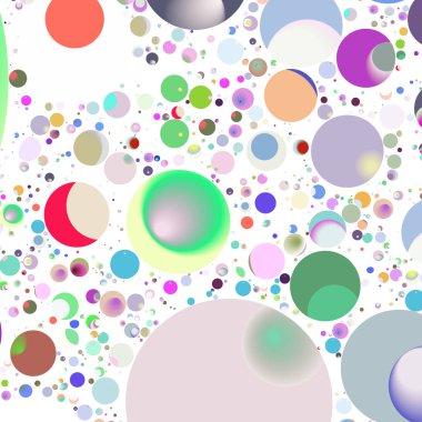 Daire saydam arka plan - eğilim seamless modeli.