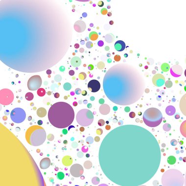 Daire saydam arka plan - eğilim seamless modeli.