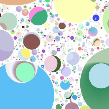 Daire saydam arka plan - eğilim seamless modeli.