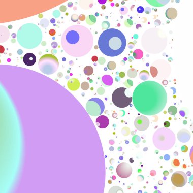 Daire saydam arka plan - eğilim seamless modeli.