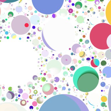 Daire saydam arka plan - eğilim seamless modeli.