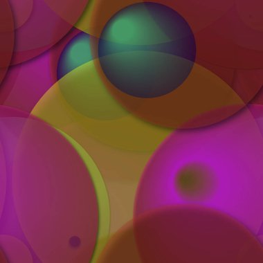 Daire saydam arka plan - eğilim seamless modeli.