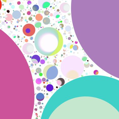 Daire saydam arka plan - eğilim seamless modeli.