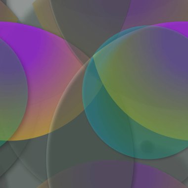 Daire saydam arka plan - eğilim seamless modeli.