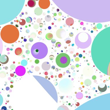 Daire saydam arka plan - eğilim seamless modeli.