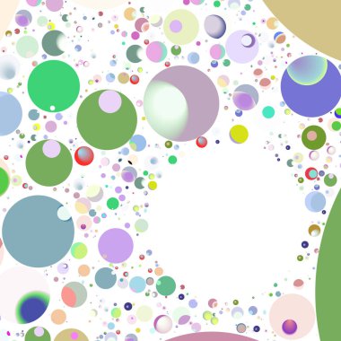 Daire saydam arka plan - eğilim seamless modeli.