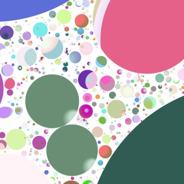 Daire saydam arka plan - eğilim seamless modeli.