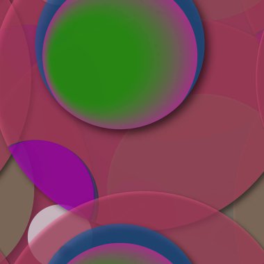 Daire saydam arka plan - eğilim seamless modeli.