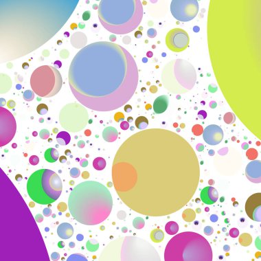 Daire saydam arka plan - eğilim seamless modeli.