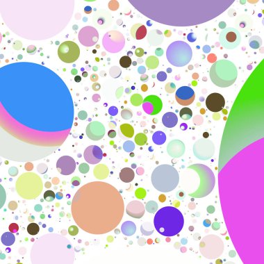 Daire saydam arka plan - eğilim seamless modeli.