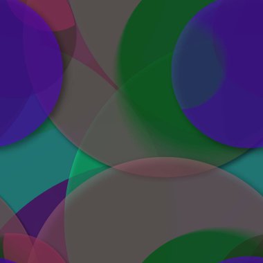 Daire saydam arka plan - eğilim seamless modeli.