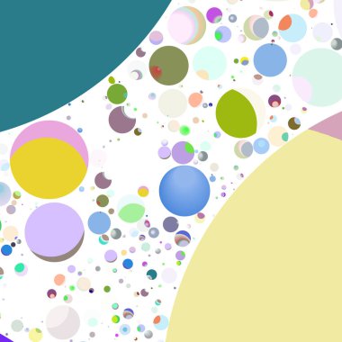 Daire saydam arka plan - eğilim seamless modeli.