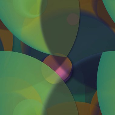 Daire saydam arka plan - eğilim seamless modeli.