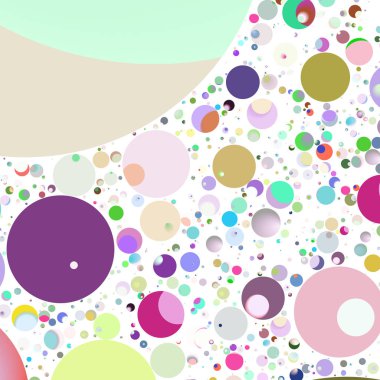 Daire saydam arka plan - eğilim seamless modeli.