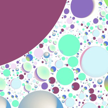 Daire saydam arka plan - eğilim seamless modeli.