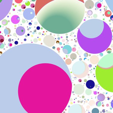 Daire saydam arka plan - eğilim seamless modeli.