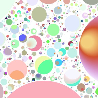 Daire saydam arka plan - eğilim seamless modeli.