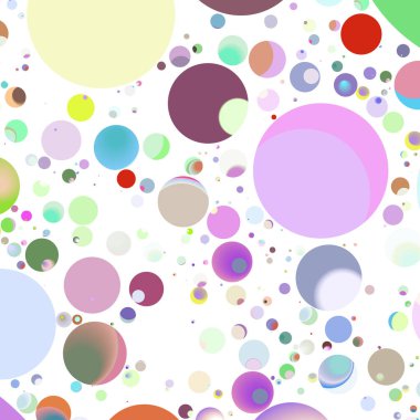 Daire saydam arka plan - eğilim seamless modeli.