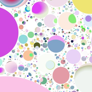 Daire saydam arka plan - eğilim seamless modeli.