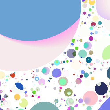 Daire saydam arka plan - eğilim seamless modeli.