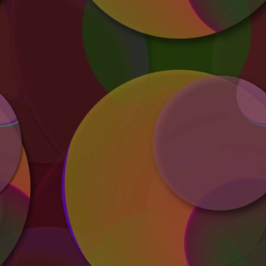 Daire saydam arka plan - eğilim seamless modeli.