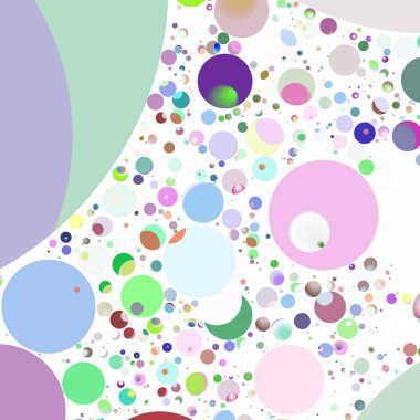 Daire saydam arka plan - eğilim seamless modeli.