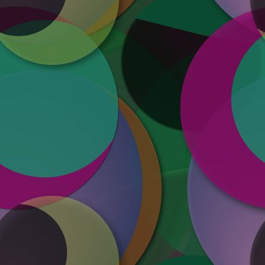 Daire saydam arka plan - eğilim seamless modeli.