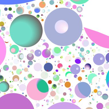 Daire saydam arka plan - eğilim seamless modeli.