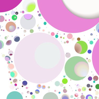 Daire saydam arka plan - eğilim seamless modeli.