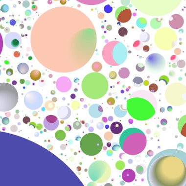 Daire saydam arka plan - eğilim seamless modeli.