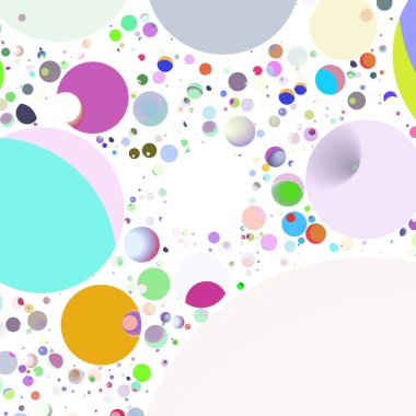 Daire saydam arka plan - eğilim seamless modeli.