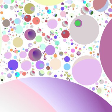 Daire saydam arka plan - eğilim seamless modeli.