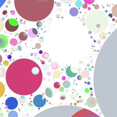 Daire saydam arka plan - eğilim seamless modeli.