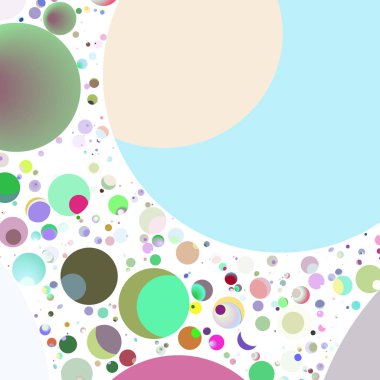 Daire saydam arka plan - eğilim seamless modeli.