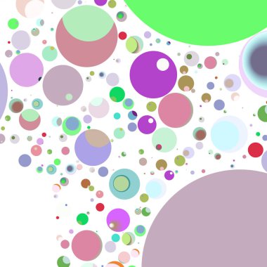 Daire saydam arka plan - eğilim seamless modeli.